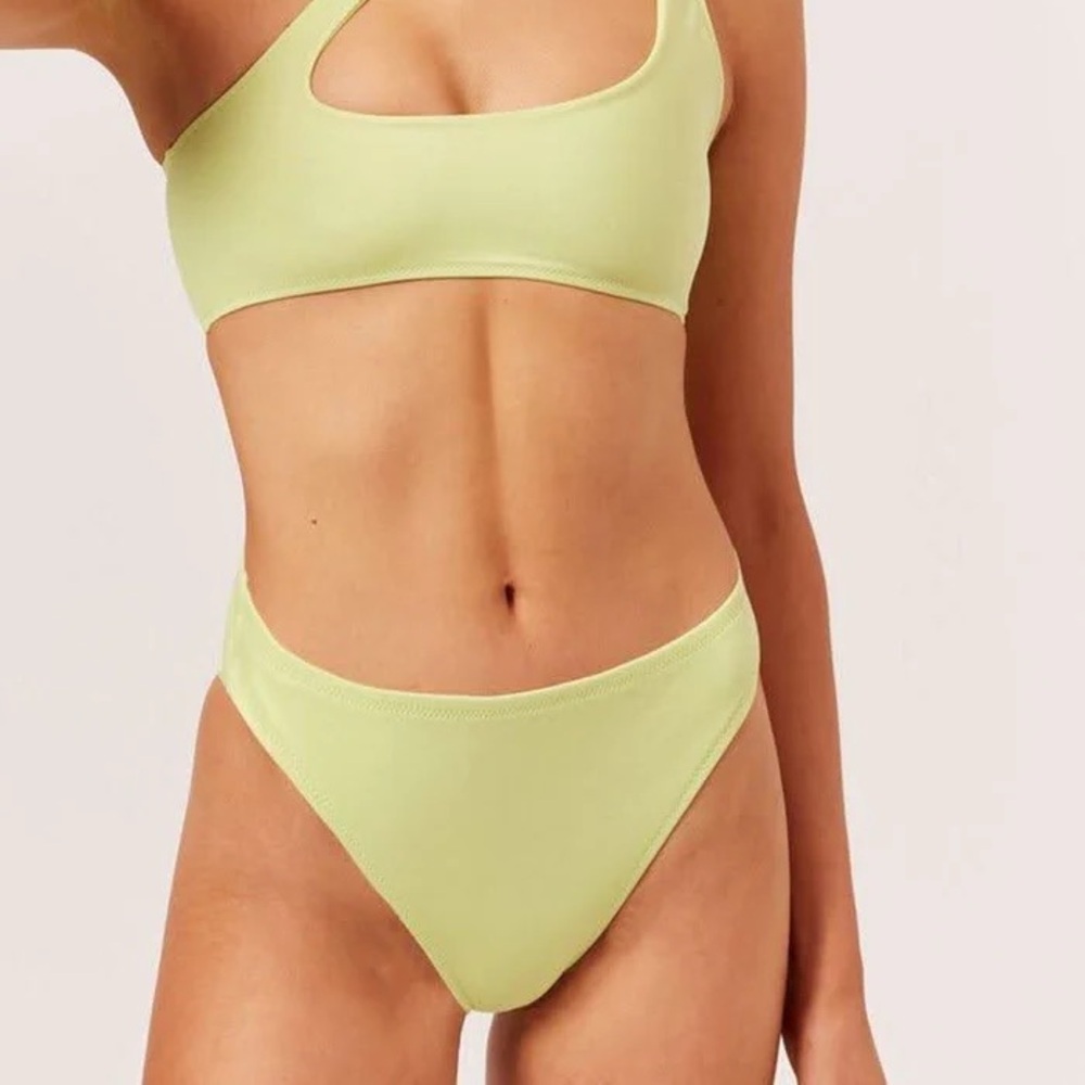 SOLID & STRIPED Green Bikini Swimwear